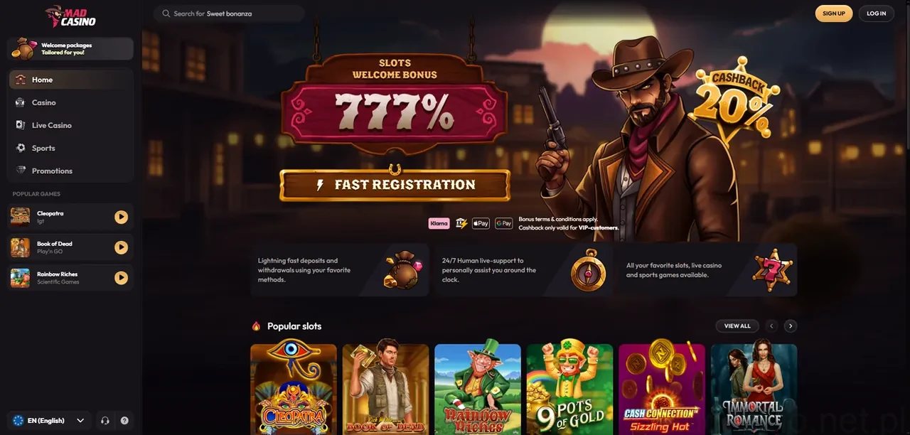 Mad Casino - Oficjalna Recenzja 2026 Casino